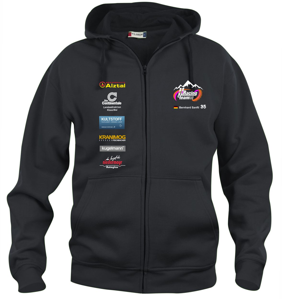 Kapuzensweatjacke Bernhard Sanftl