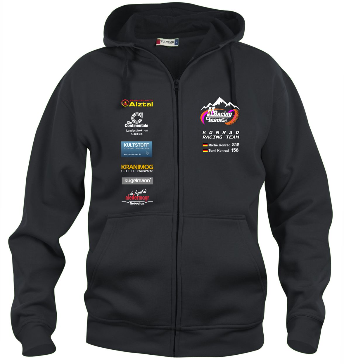 Kapuzensweatjacke KONRAD Racingteam Kapuzensweatjacke KONRAD Racingteam