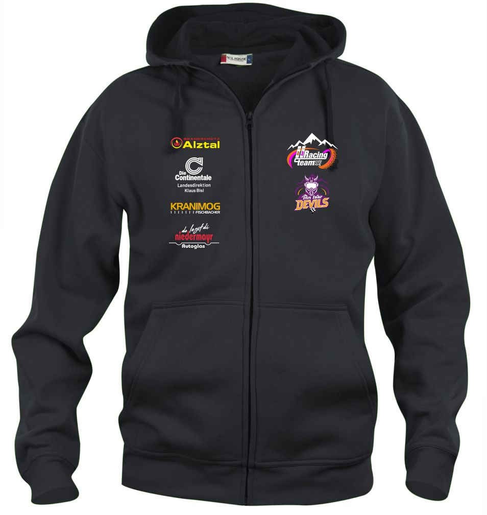 Kapuzensweatjacke Inn Isar Devils Kapuzensweatjacke Inn Isar Devils