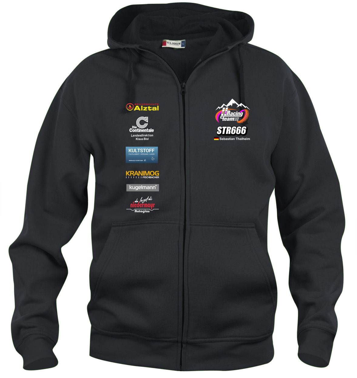 Kapuzensweatjacke Sebastian Thalheim STR666 Kapuzensweatjacke Sebastian Thalheim STR666